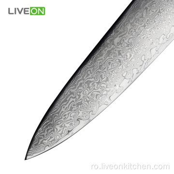 G10 Material mâner 8 inch Damascus Chef Knife